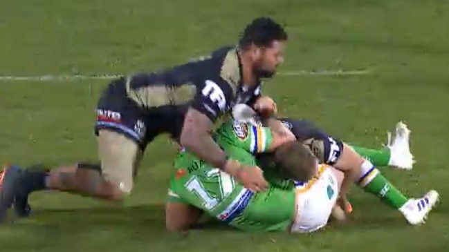 Andrew Fifita was handed a ban at the NRL judiciary for a crusher tackle.