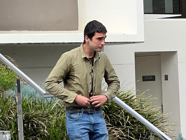 Drazsic Wheatley, pictured outside Wollongong courthouse. Picture: Dylan Arvela.