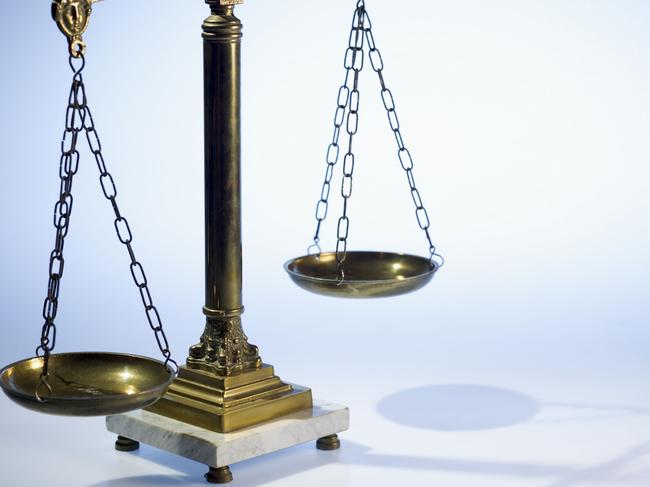 Set of scales in studio. Justice. Law. Legal. Generic image.