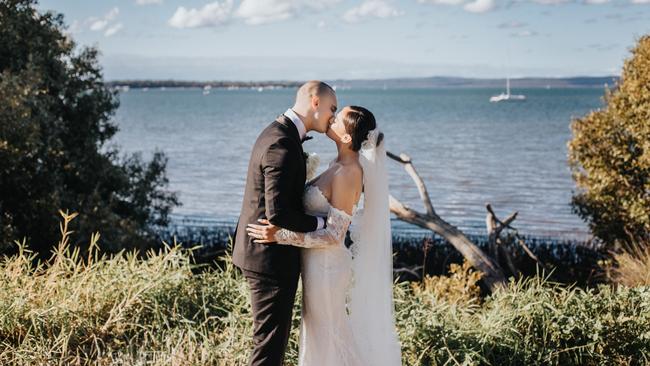 Talei Kohlhase and George Storey’s wedding. Picture: Richard from Say Milk Photography