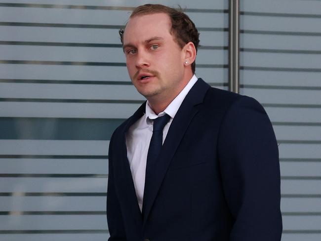 Will Warren outside Brisbane Supreme Court on Tuesday. Picture: Liam Kidston