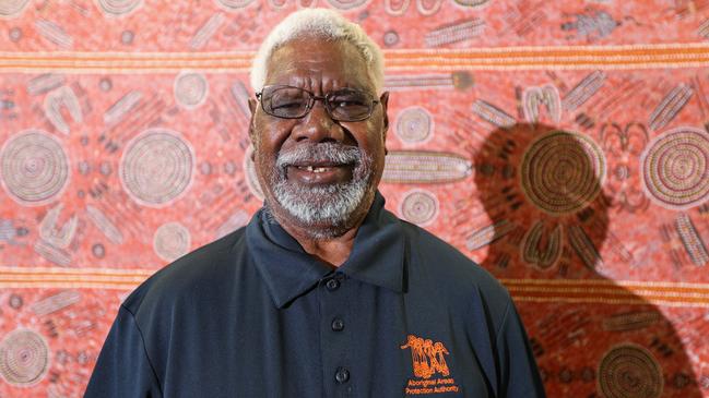 Aboriginal Areas Protection Authority chair Bobby Nunggumajbarr . Picture: Zizi Averill