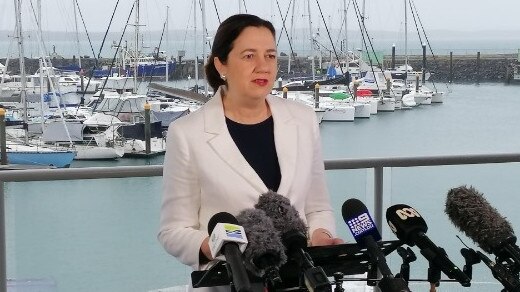 Premier Annastacia Palaszczuk in Hervey Bay.