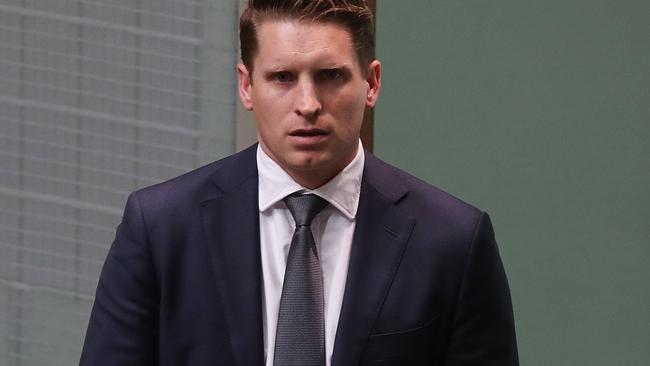 Liberal MP Andrew Hastie has warned that the rise of China poses risks to Australia’s freedoms. Picture: Kym Smith