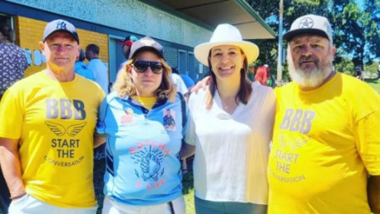 (From left) Dave Power, Sharon Marsh, Dr Christina Curry and Tony Pengue at the Booralee Big Bash. Picture: Contributed