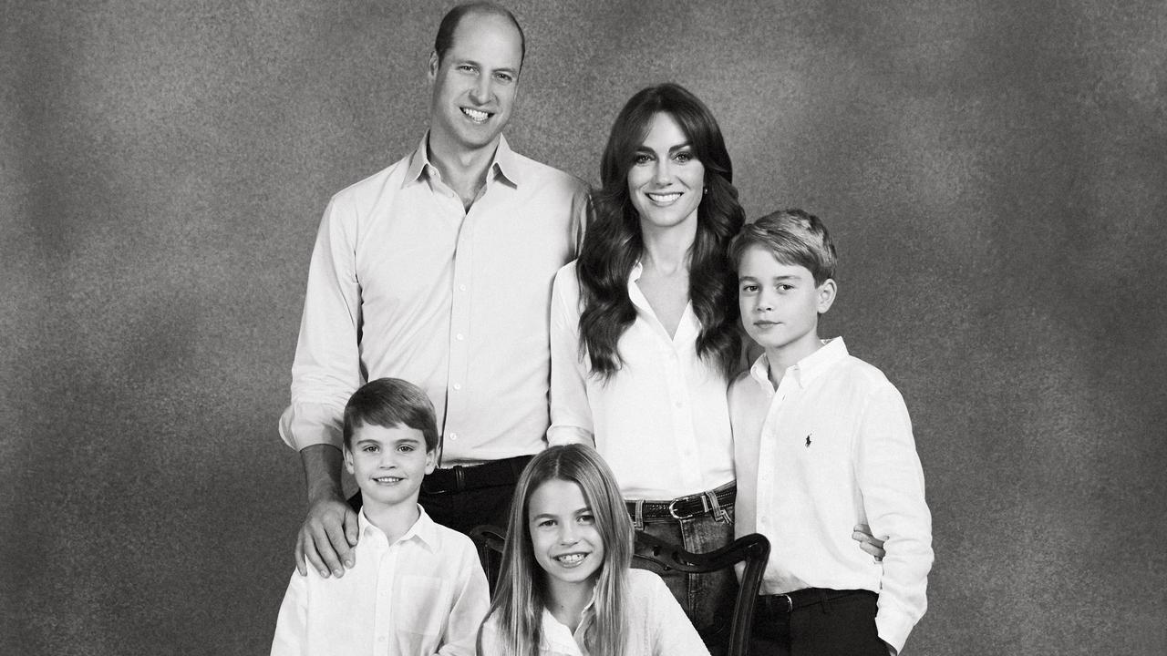 The Prince and Princess of Wales’ family recently shared their annual family Christmas card photo. Picture: Josh Shinner/Kensington Palace via Getty Images