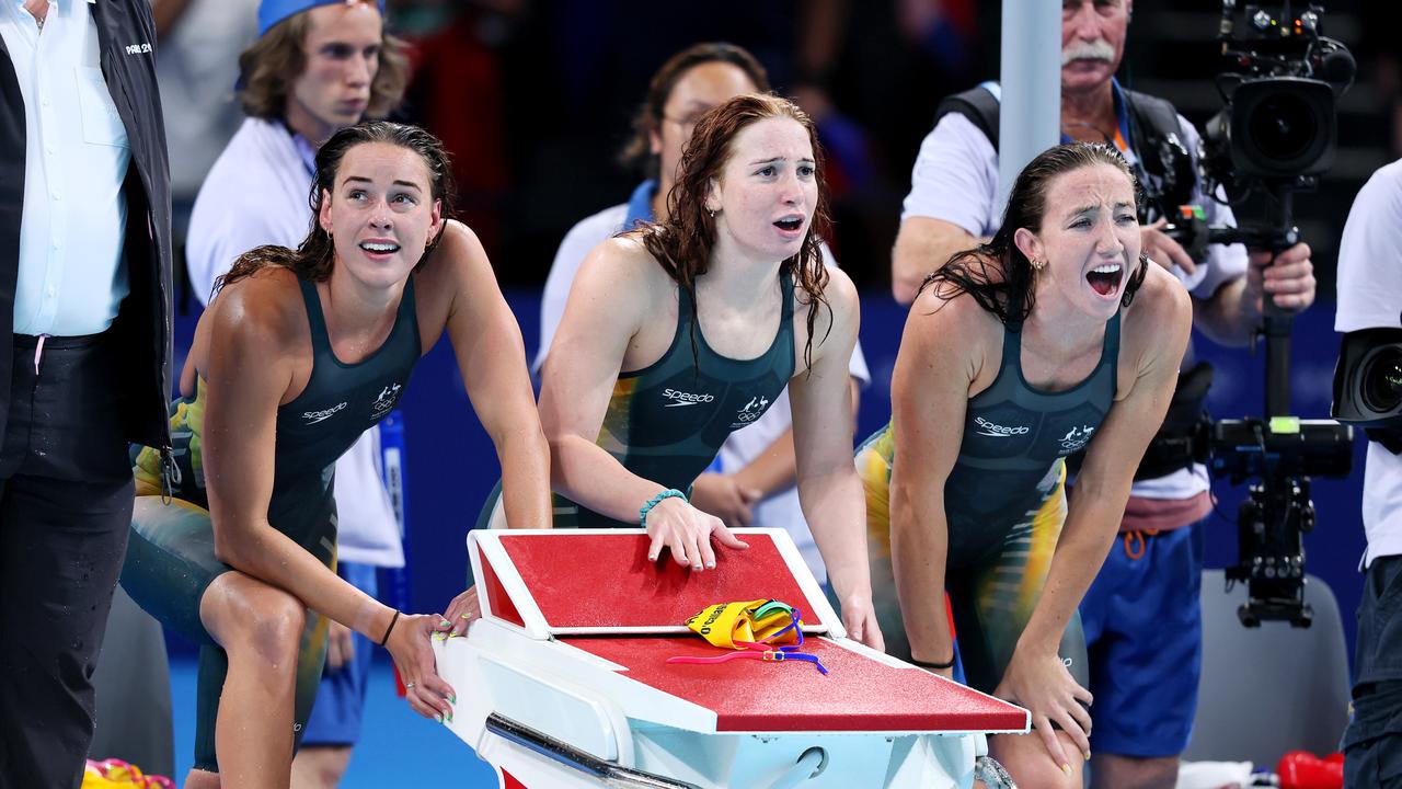 Brianna Throssell (left) has announced her retirement. (Photo by Clive Rose/Getty Images)