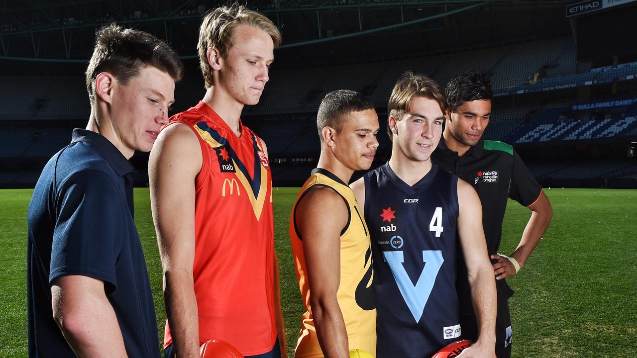 Some clubs will be unable to trade future picks on draft night. Photo: Tony Gough.