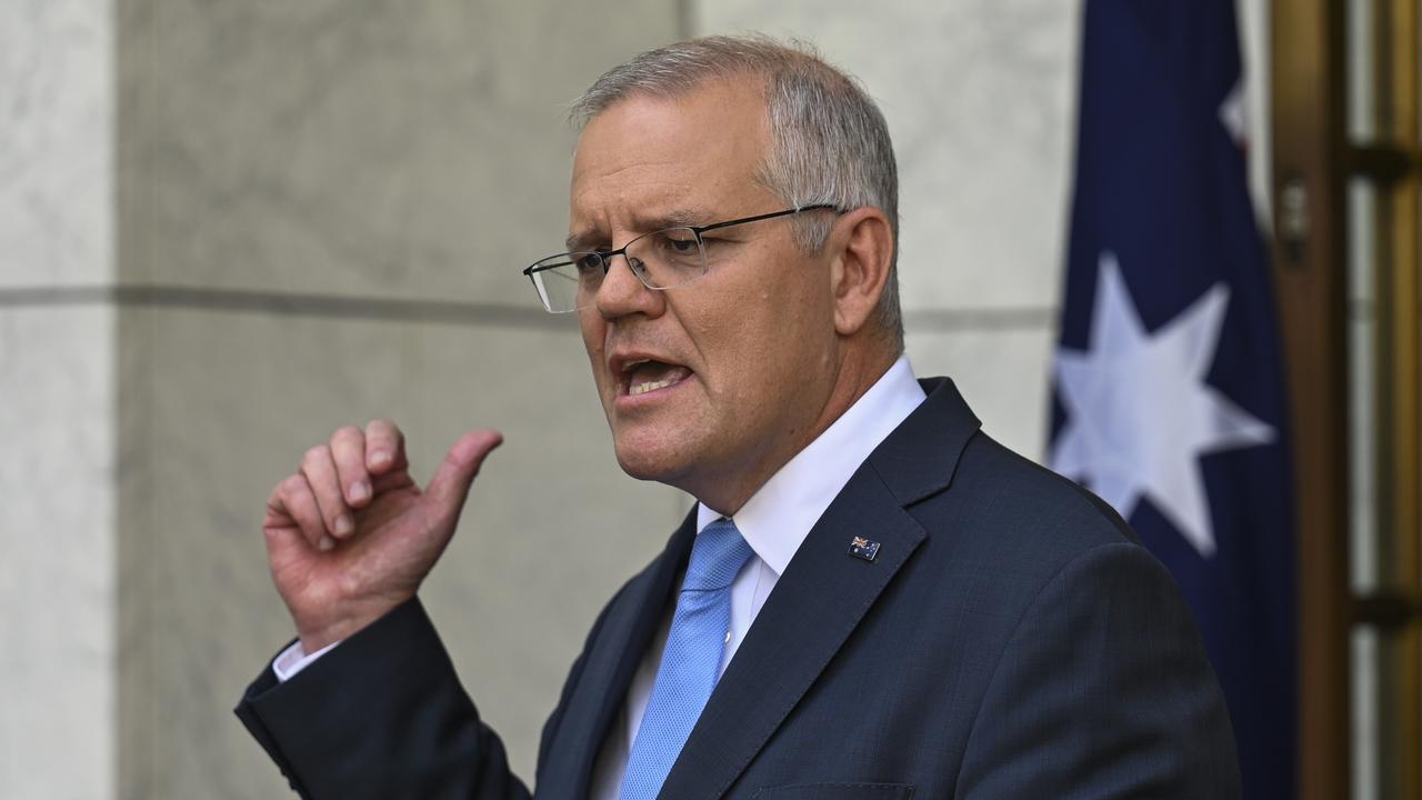 Prime Minister Scott Morrison has called the election for May 21 and will seek to target “reckless” spending promises from Labor. Picture: Martin Ollman/Getty Images