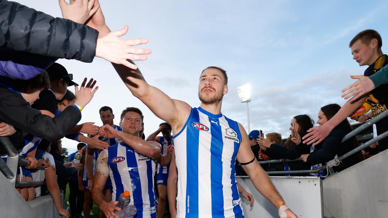 It’s time to say goodbye. Photo by Dylan Burns/AFL Photos via Getty Images.