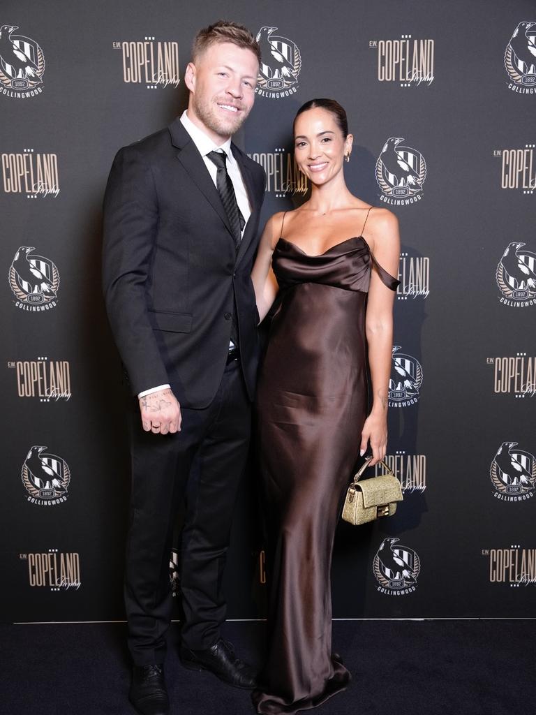 The pair went public at the Pies best and fairest awards.