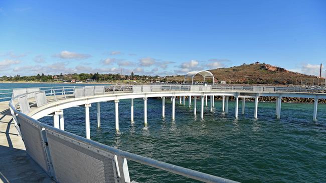 The new circular jetty in Whyalla. Picture: Tom Huntley