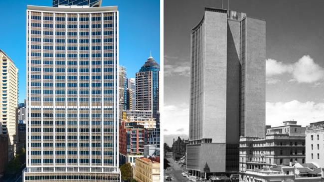 33 Alfred St Circular Quay - Sydney's first skyscraper has been transformed and reopened. Credits: Dexus and Historical image by AMP archives. NSW REAL ESTATE