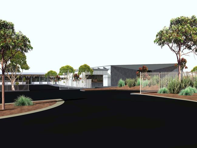 View from Timsbury Road. Construction of the Glenorchy Ambulance Station is proposed to start in mid-2023. Picture: supplied