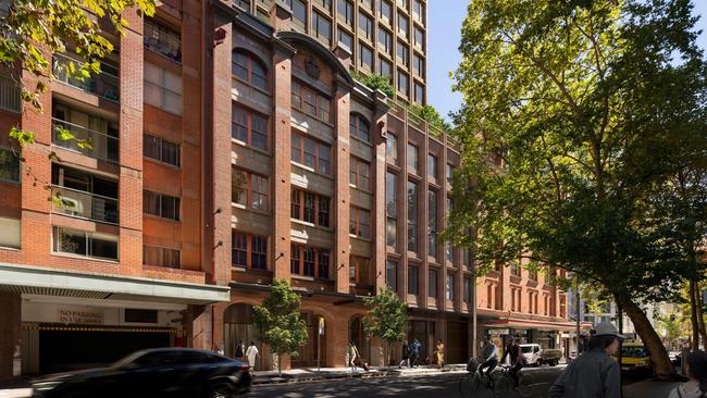 Renders for 355-357 Sussex Street in Sydney.