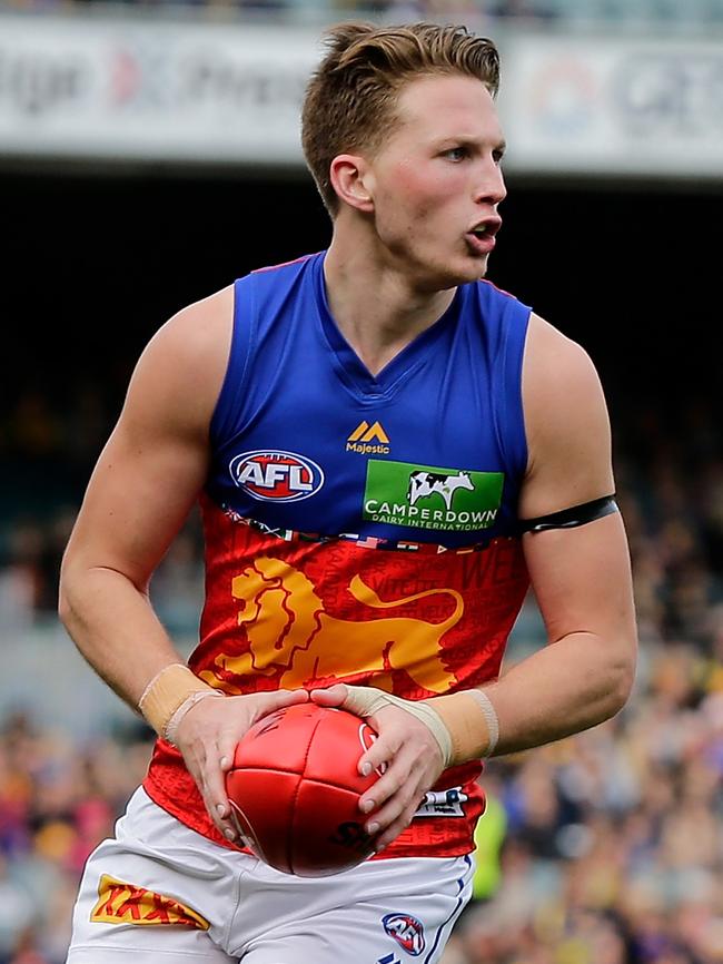 Alex Witherden in action for Brisbane.