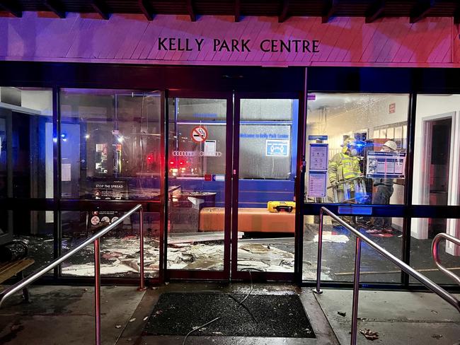 Firefighters responded to a suspicious fire at the Kelly Park community centre in Werribee on June 26. Picture: CFA/ Lieutenant Rohan Rizzoli