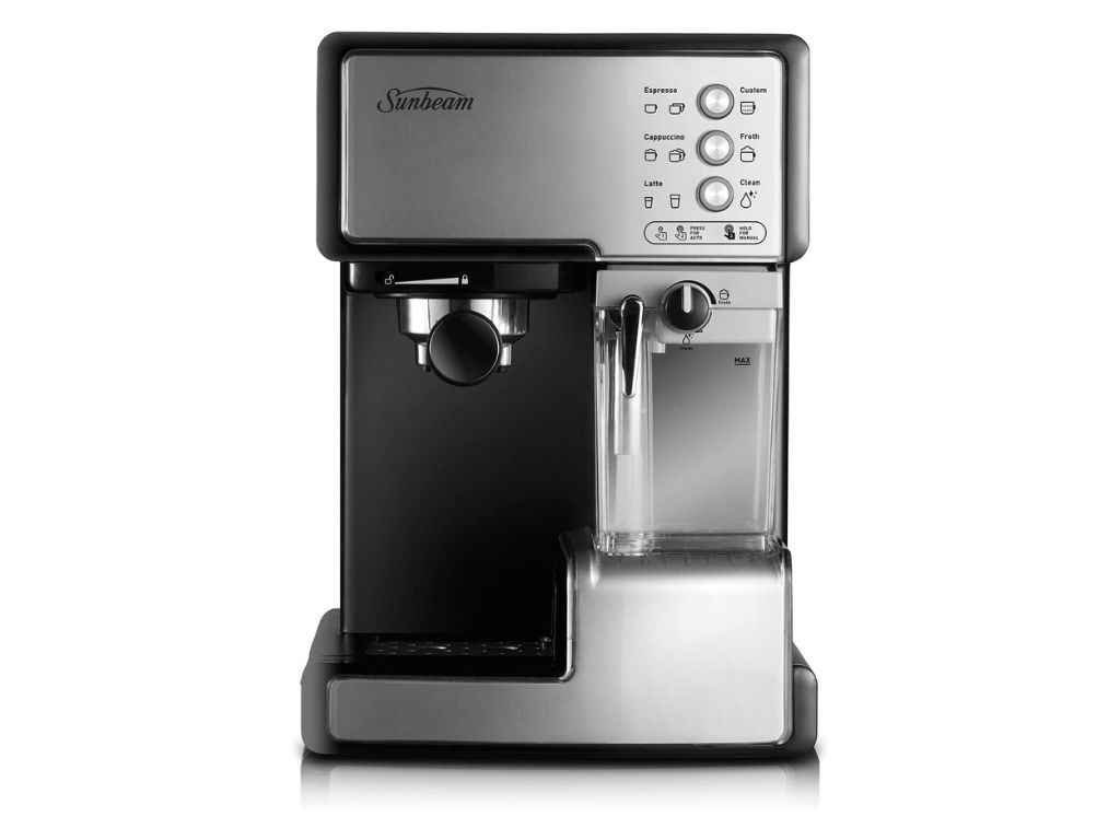 Sunbeam Café Barista One-Touch Espresso, Latte &amp; Cappuccino Coffee Machine