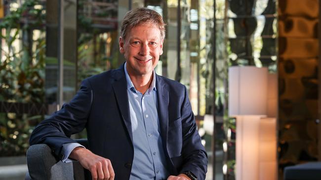 Rio Tinto chief executive Jakob Stausholm: ‘It’s very clear we can only achieve a 50 per cent reduction if we make really significant progress on decarbonising our smelters.’ Picture: Colin Murty