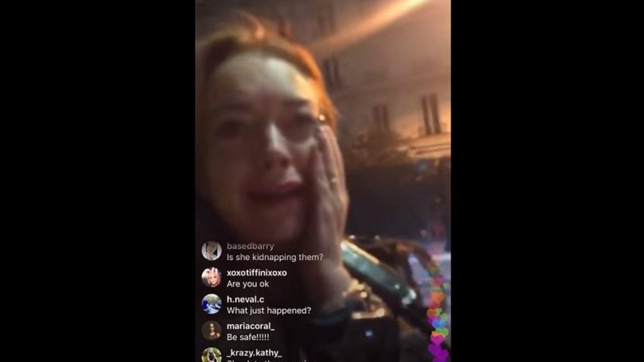 Lindsay Lohan Instagram live stream