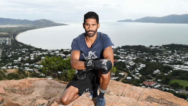 Patrick 'Pride of Palm Island' Clarke is retiring from boxing, aged 30. Picture: Shae Beplate.