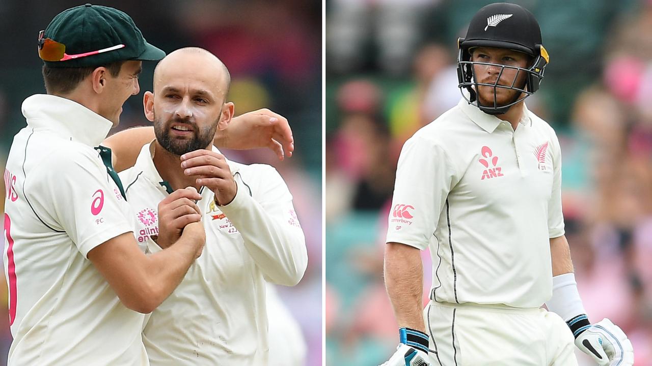 Nathan Lyon took his first five-wicket haul at the SCG on Sunday.