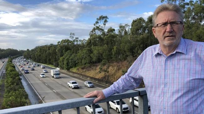 Coomera MP Michael Crandon concerned about traffic on the M1.