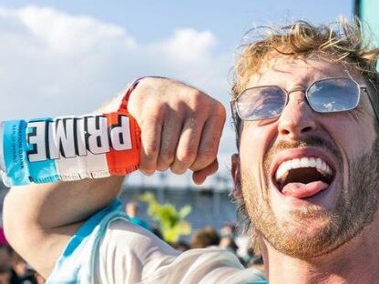 Social media and WWE Superstar Logan Paul with Prime (energy drink) Source: Instagram/loganpaul-Prime