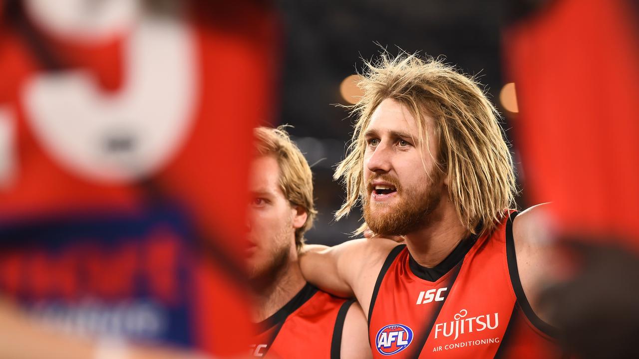 Dyson Heppell during a game at Optus Stadium last year.