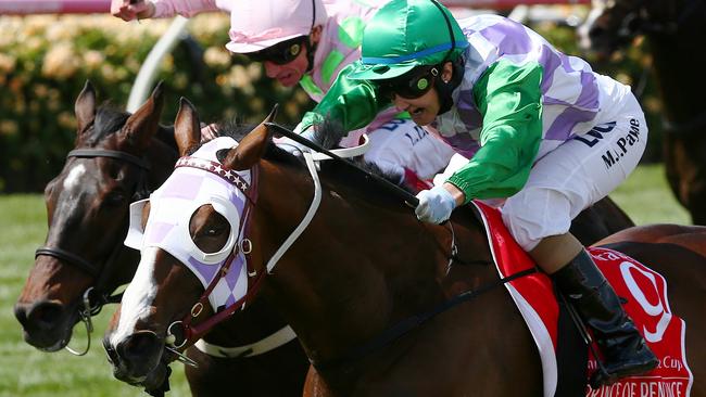 Michelle Payne rose to fame with her victory in the 2015 Melbourne Cup. Picture: George Salpigtidis