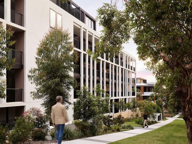 The Lunar Apartments development at Jannali by architects Rothelowman, a design the NSW Government says could be used as a pattern book entry. Picture: Anson Smart