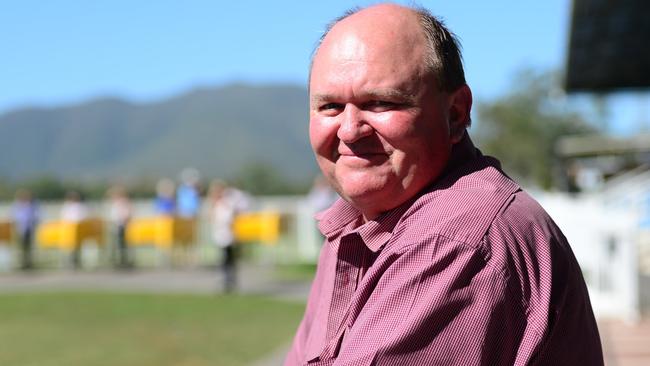 Horse trainer Garnett Taylor at Callaghan Park. Picture: Lisa Benoit.