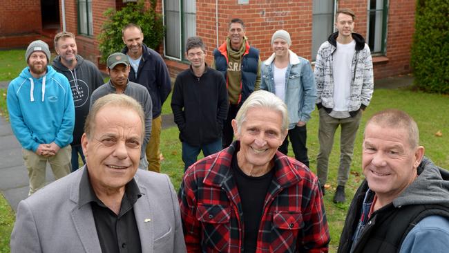 Cr Tony Dib with Elishacare’s Barry Ryder and Geoff Marsh and program supporters.