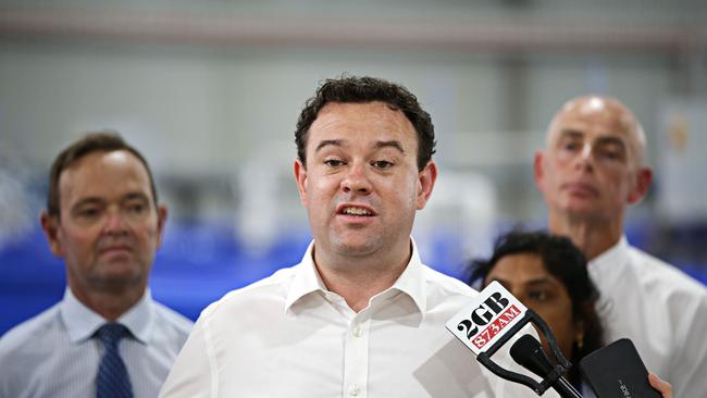 NSW MP Stuart Ayres said the team would be leaders in aerospace manufacturing. Photographer: Adam Yip