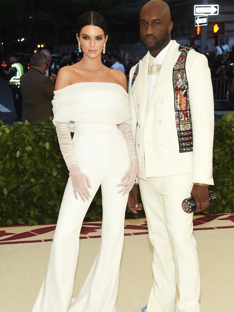 With Kendall Jenner at the 2018 Met Gala. Picture: Jamie McCarthy/Getty Images