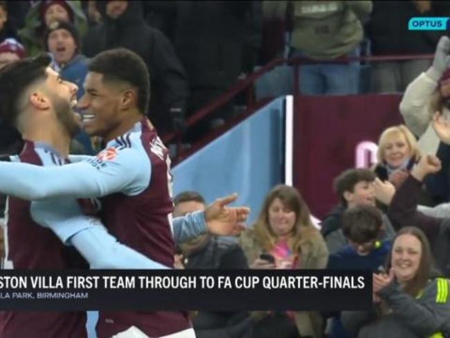 Aston Villa through to FA CUP QF