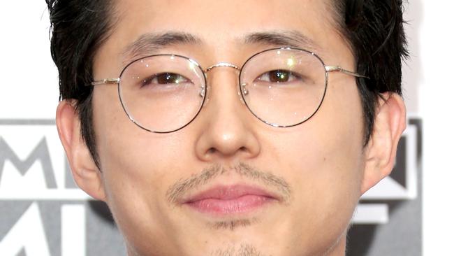 Former Walking Dead actor Steven Yeun has married his long-time love. Picture: AFP