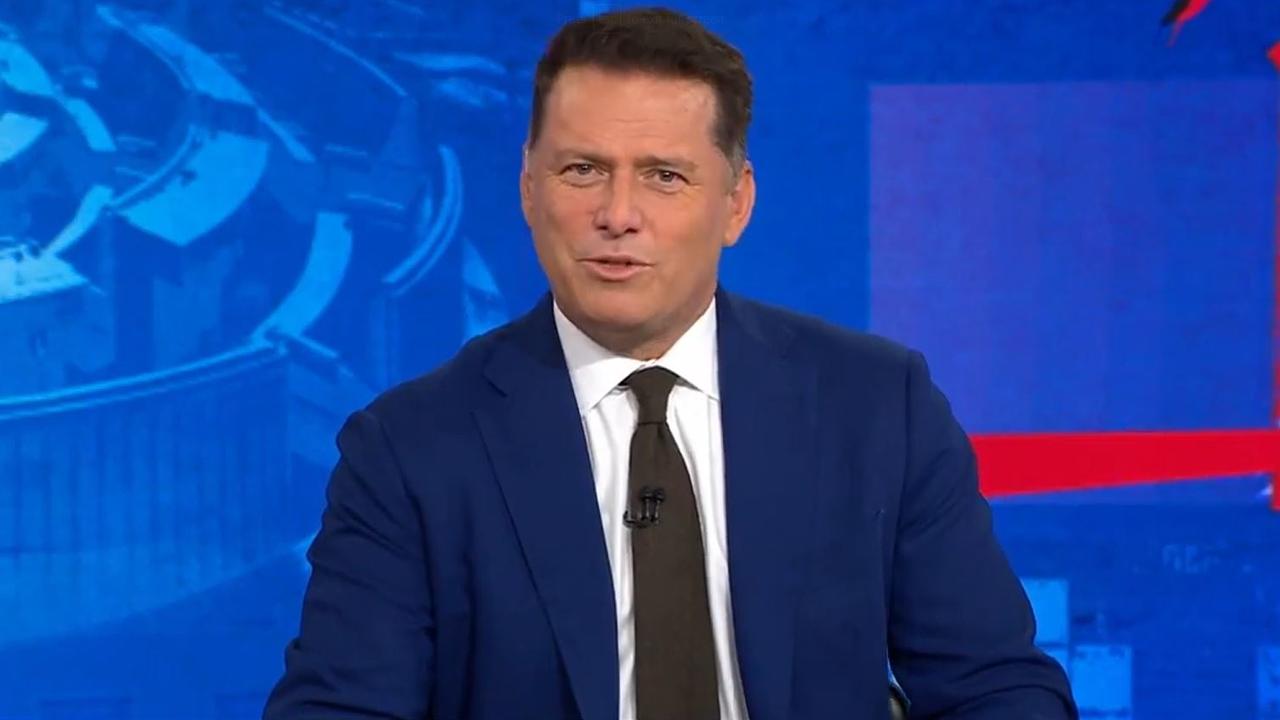 ‘You don’t care that they are saying it is the heralding of a new Cold War arms race?’ Stefanovic asked. Picture: Channel 9