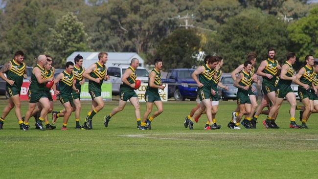 Yarroweyah Football Netball Club will start with the highest points cap this year after finishing last in the Picola and District Football League in 2022. Photo: Facebook.