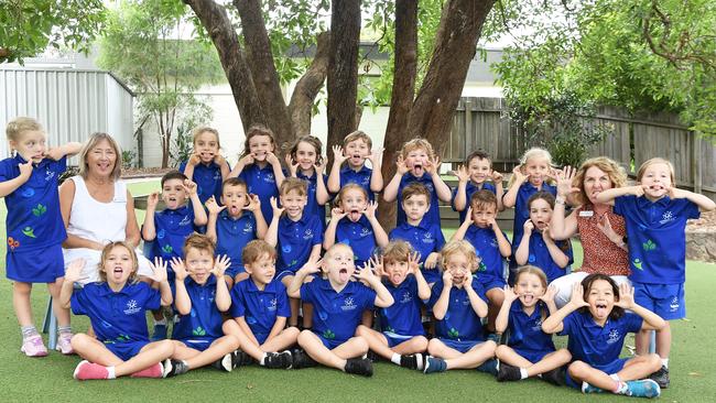 MY FIRST YEAR: Funny faces. Sunshine Beach State School PrepS. Picture: Patrick Woods.
