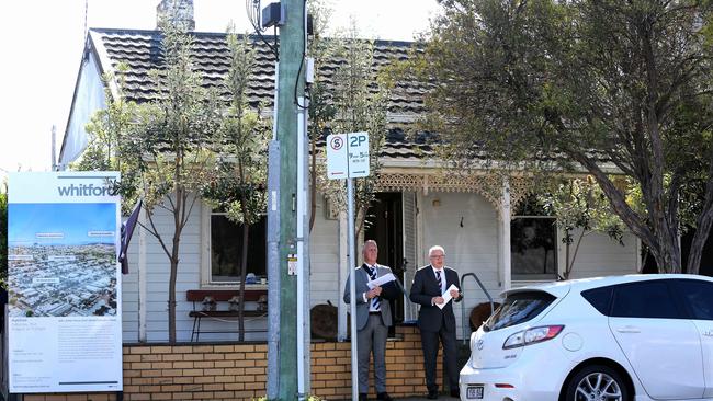 Five bidders made a play for this Bond St, Newtown home in August, 2019. Selling for $586,000, the 260sq m property achieved a $2185 per square metre land rate. Picture: Mike Dugdale