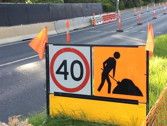 Warrigal Road Surrey Hills landslide roadworks