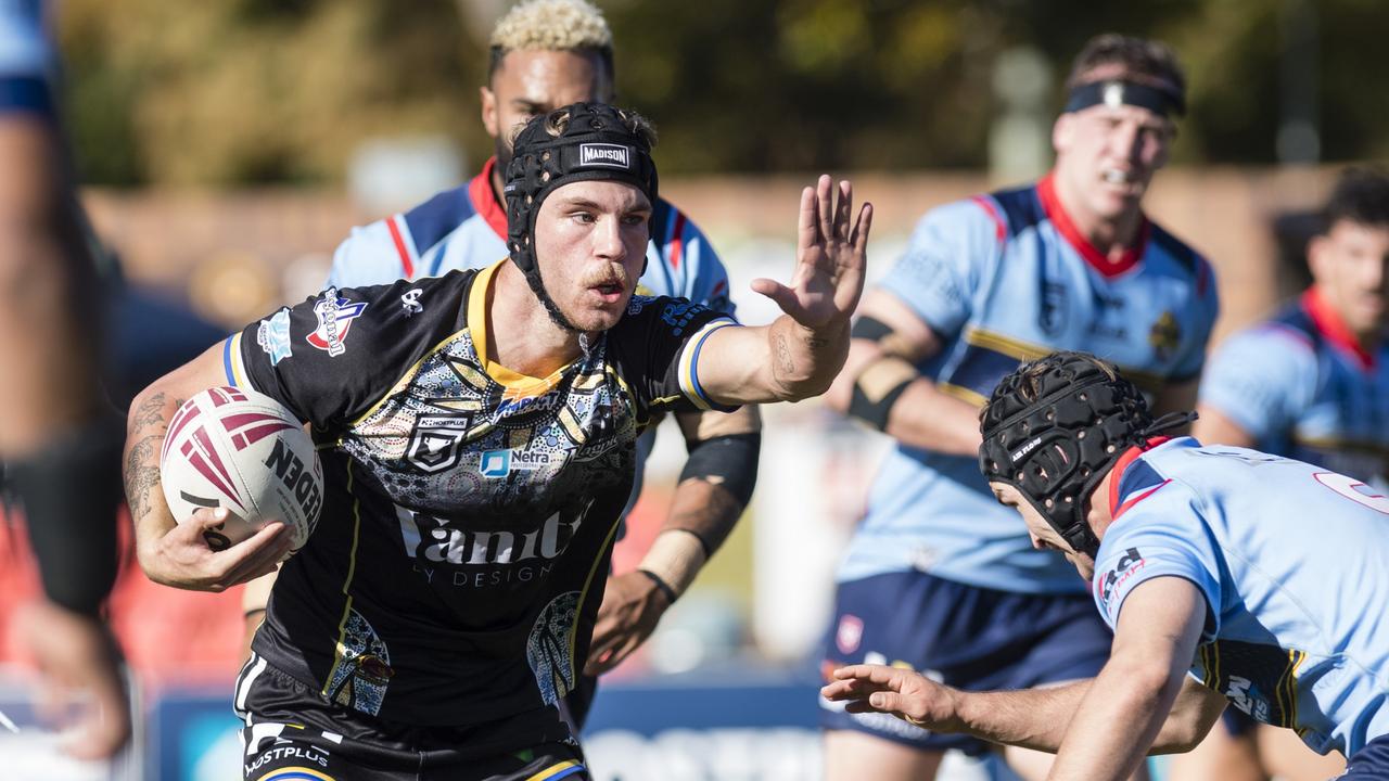 Broncos young gun Blake Mozer continues to impress for the Souths Logan Magpies as he pushes for an NRL debut. Picture: Kevin Farmer.