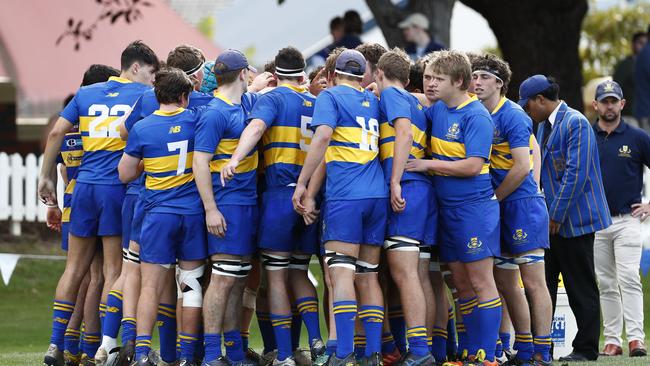 Action from the GPS first XV rugby match between Nudgee College and Toowoomba Grammar School. Photo:Tertius Pickard