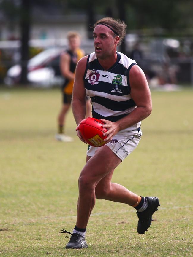 North Cairns Tigers v Port Douglas Crocs at Watsons Oval. AFL Cairns 2024. Photo: Gyan-Reece Rocha