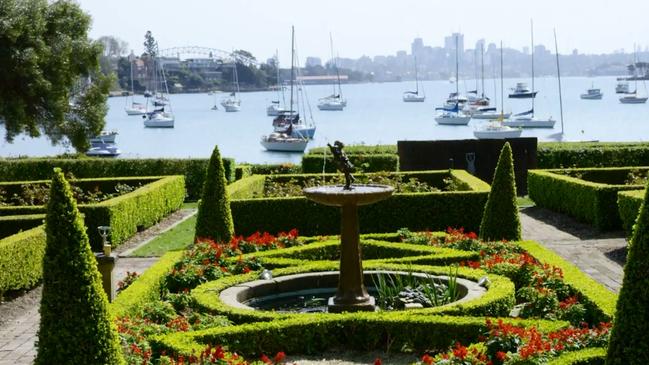 Unbeatable garden and water views from the the Point Piper waterfront home.