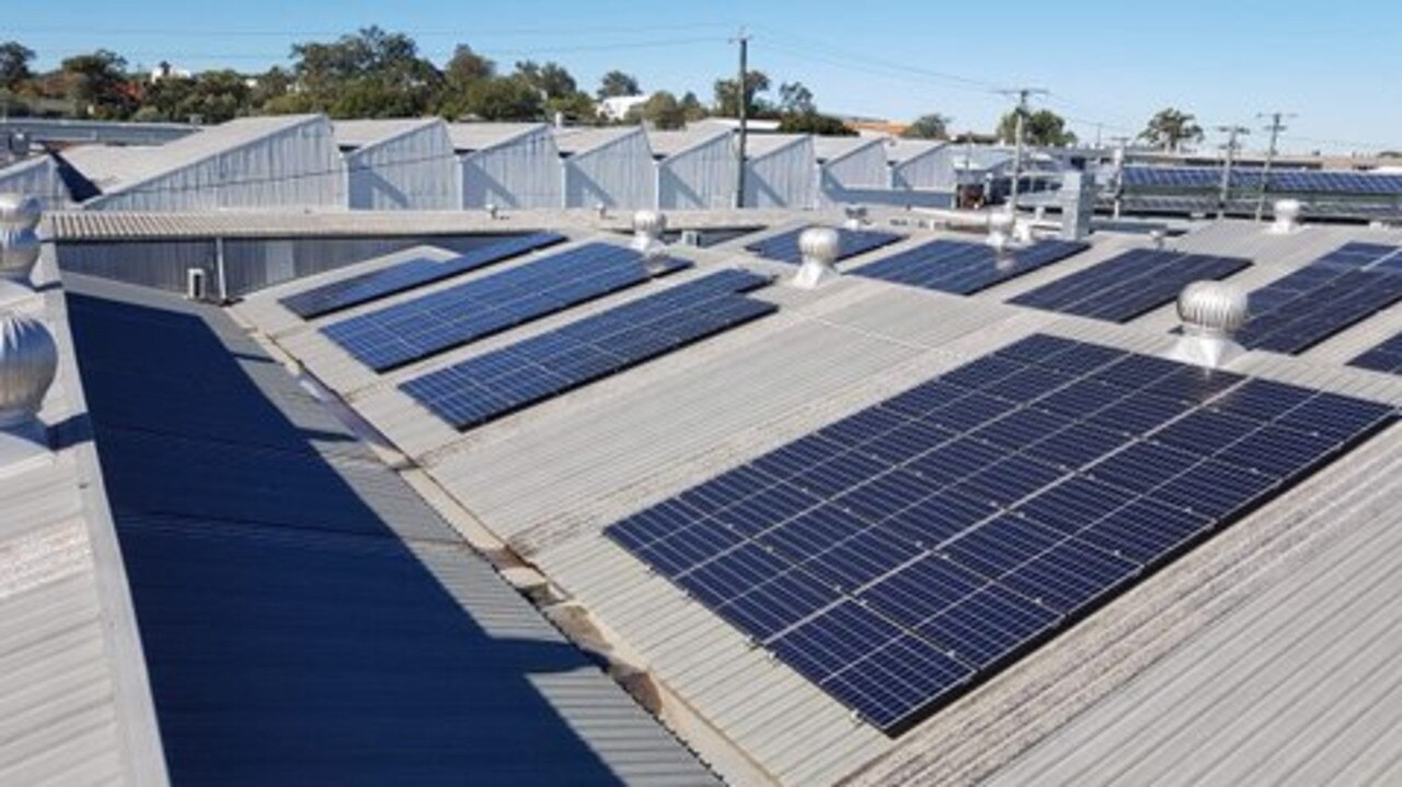 Queensland's first community funded energy project, powered by solar panels a top of Salisbury's Food Connect Shed.