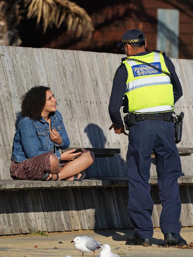 Victoria Police conducted 819 spot checks in the last 24 hours. Picture: AAP