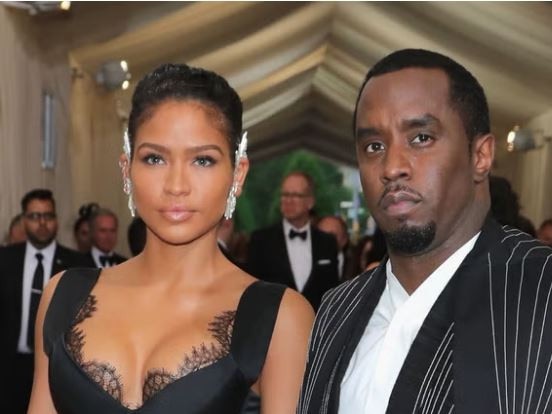 Cassandra "Cassie" Ventura with Combs at the Met Gala in 2017. Picture: Getty Images