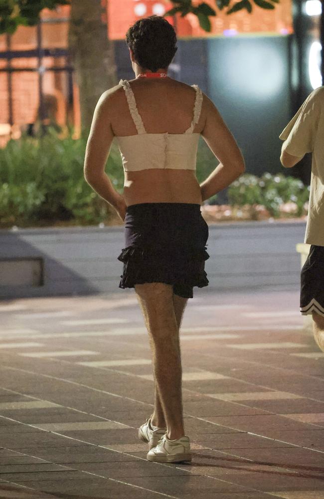 Don’t make us measure that hemline, sir. Picture: Media Mode/news.com.au